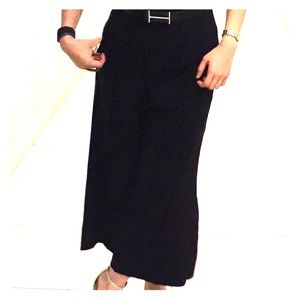 Black slim square pants from Zara